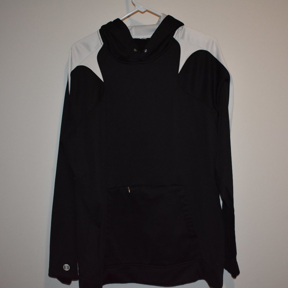 Men's Black/White Holloway Hoodie